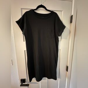 GAP Black Midi Dress with Pocket